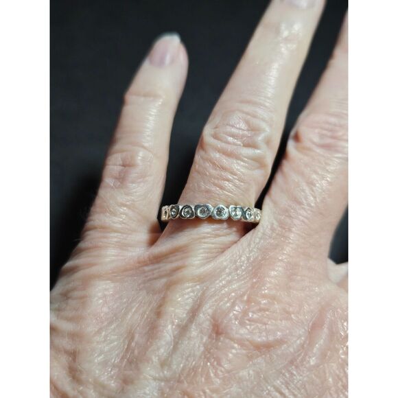 Coach sterling silver heart ring size 6 - Picture 10 of 11